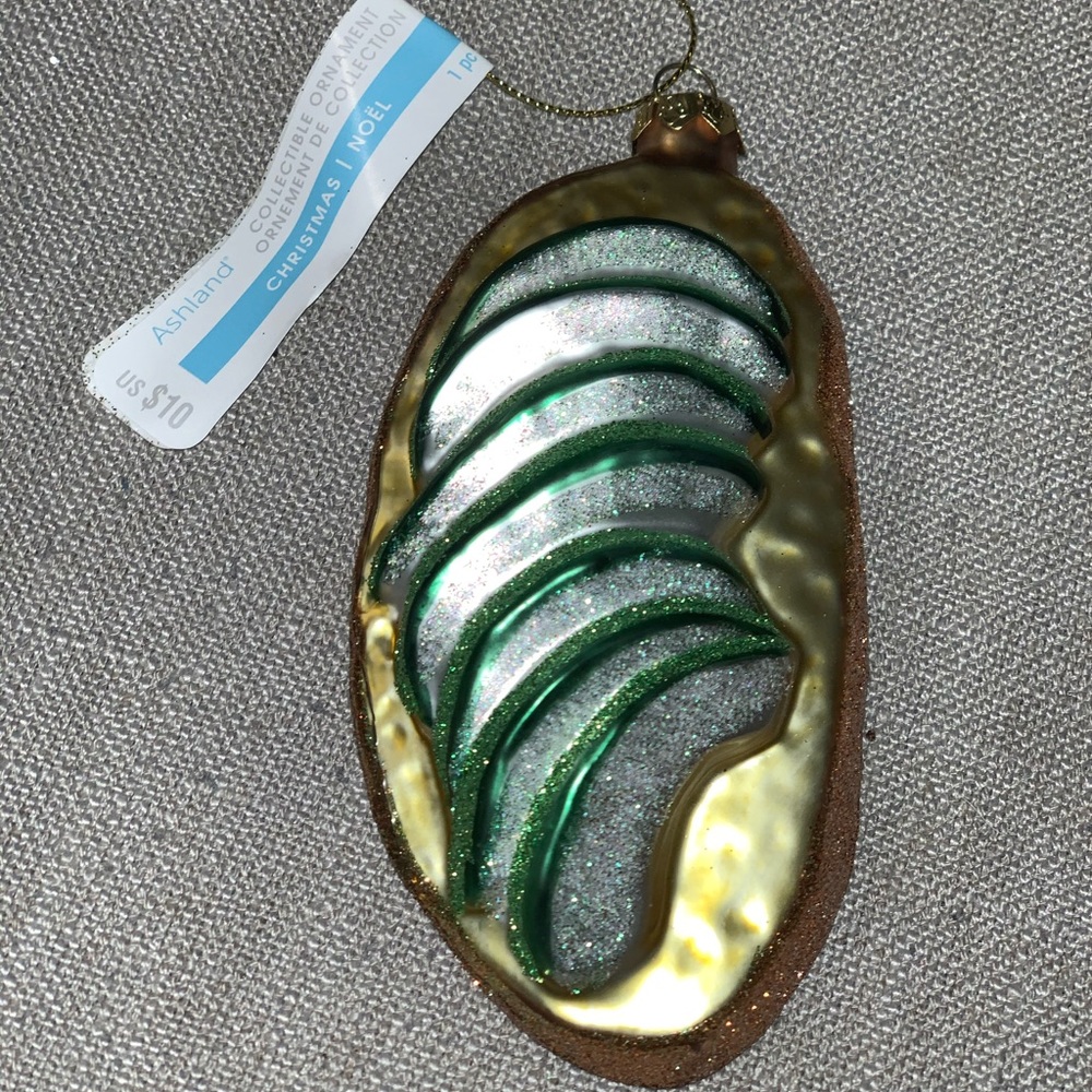 Adorable avacado toast ornament